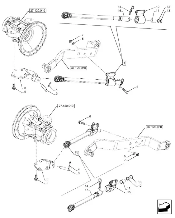 5197056 - Тяга верхняя